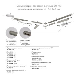 Электрический коннектор для трека SHINE BASE TR5724-DN