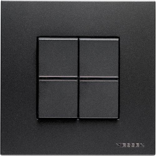 Рамка ABB Zenit Антрацит 1 пост 2CLA227100N1801 N2271 AN