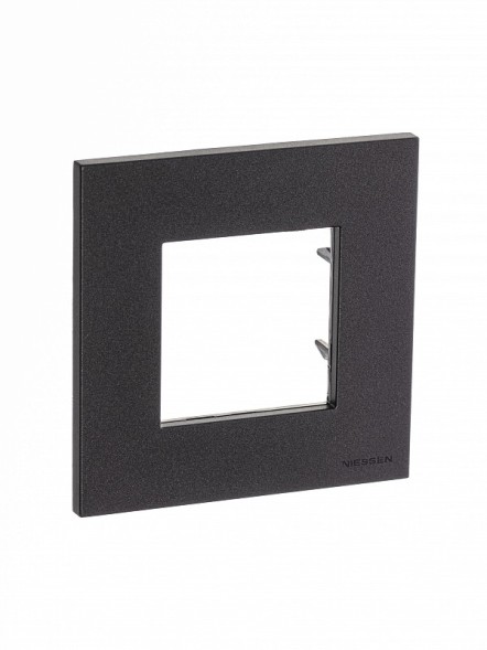 Рамка ABB Zenit Антрацит 1 пост 2CLA227100N1801 N2271 AN