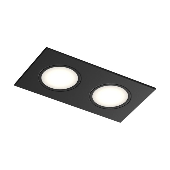 Точечный встраиваемый влагозащищенный светильник PORT DK3112-BK