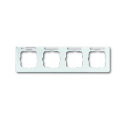 Рамка ABB Reflex SL Альпийский белый 4 поста с полем для надписи 2CKA001754A4064 1734 NSKA-214