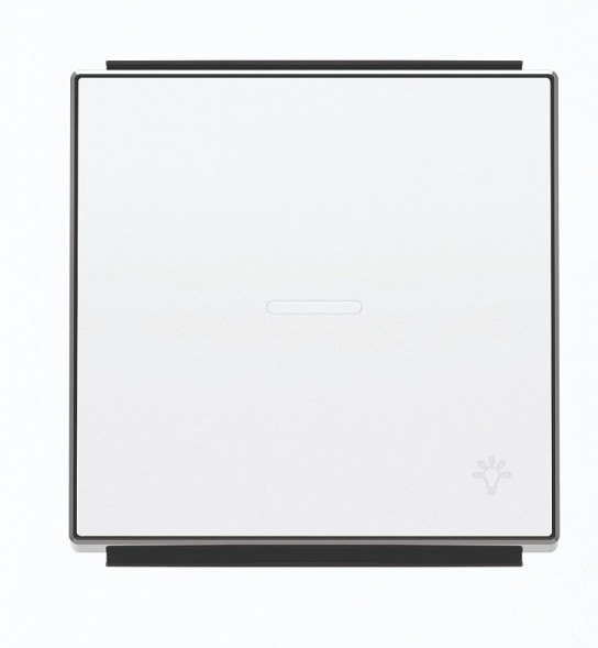 Клавиша ABB Sky белый для 1-клавишных выключателей /переключ /кнопок символ &quot;СВЕТ&quot; линзой 2CLA850440A1101 8504.4 BL