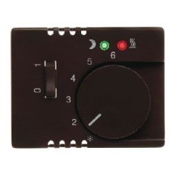 Центральная панель Berker R.1 Berker Arsys коричневый с блеском с регулирующей кнопкой клавишей и линзами 16720001