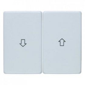 Клавиши Berker Arsys с оттиском Стрелка полярная белизна с блеском 14350169