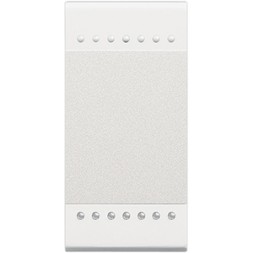 Переключатель Bticino Living Light Белый с винтовыми клеммами, размер 1 модуль N4003N