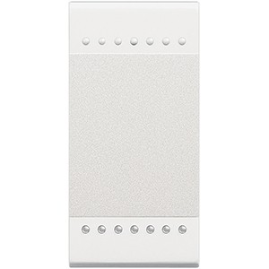Переключатель Bticino Living Light Белый с винтовыми клеммами, размер 1 модуль N4003N