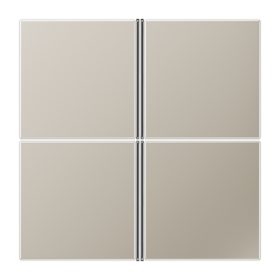 Набор накладок Jung FD Design Нержавеющая сталь 4 группы ES 2404 TSA