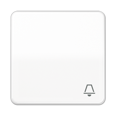 Клавиша Jung CD серия белая для 1-я с символом &quot;ЗВОНОК&quot; CD590BFKWW