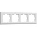 Рамка из поликарбоната на 4 поста Stark белый Werkel W0041801