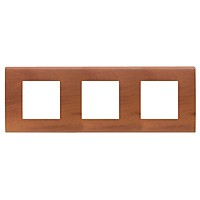 N4802/3LPR LivingLight Рамка на 2+2+2 модуля Груша Bticino
