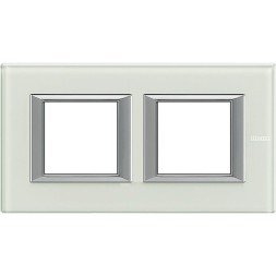 Рамка Bticino Axolute Квадрат Whice 2+2 модуля HA4802M2HVSW