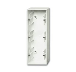 Коробка для открытого монтажа ABB белый бархат 3 поста 2CKA001799A0955 1703-884