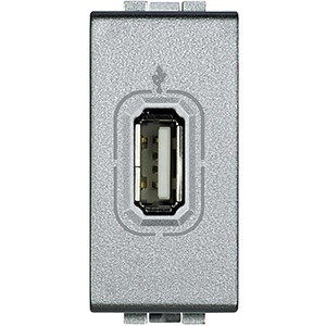 Разъем USB Bticino LivingLight Air Алюминий NT4285