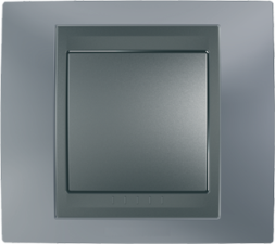 Рамка Schneider Electric Unica Top Грей / Графит 1 пост MGU66.002.297