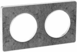 Рамка Schneider Electric Odace Морской камень 2-постовая S52P804U