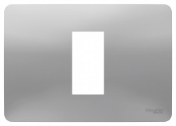 Рамка Schneider Electric Unica Modular Алюминий 1 пост NU210130