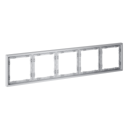 Рамка пластиковая VOLTUM S70 на 5 постов, (серый)