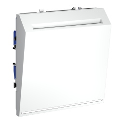 Выключатель встраиваемый VOLTUM S70 карточный 16А, (белый матовый)