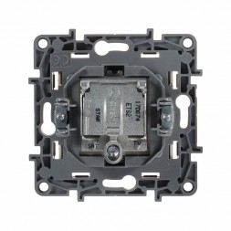 Розетка TV/SAT Legrand Etika слоновая кость двухкабельная 672357