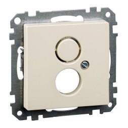 Опорная рама Merten M-серия бежевый блестящий с центральной платой для механизма согласно DIN 41524 MTN290344