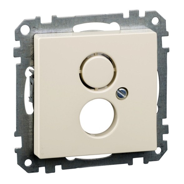 Опорная рама Merten M-серия бежевый блестящий с центральной платой для механизма согласно DIN 41524 MTN290344