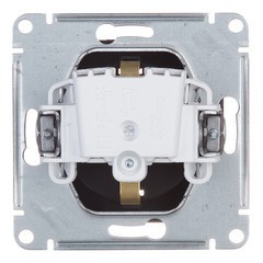 РОЗЕТКА с заземлением со шторками, 16А, механизм, быстрозажим. клем., МОККО Schneider Electric Art Gallery GAL000645S