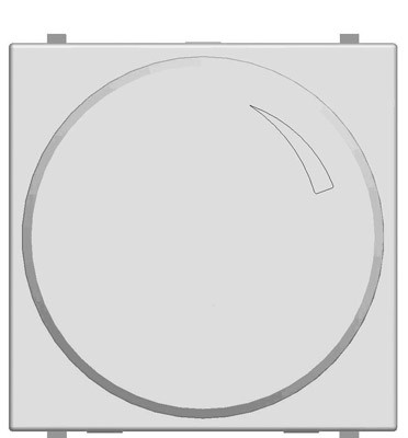 Механизм поворотного светорегулятора ABB Zenit белый 700W 2 модуля 2CLA226090N1101 N2260.9 BL