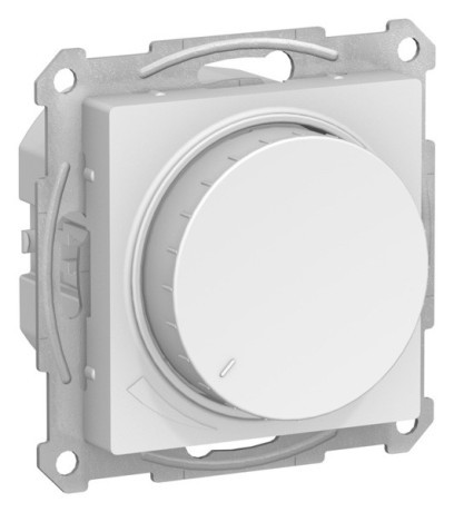 ATN001323 Atlasdesign СВЕТОРЕГУЛЯТОР (диммер) повор-нажим, LED, RC, 400Вт, мех., ЛОТОС Schneider Electric