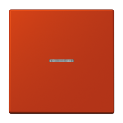 Клавиша Jung Les Couleurs® Le Corbusier rouge vermillon 59 для выключателя/кнопки с окошком для подсветки LC990KO54320A