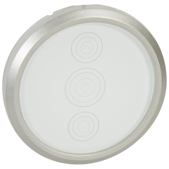 Лицевая панель Legrand Celiane графит сенсорного выключателя стекло 068346