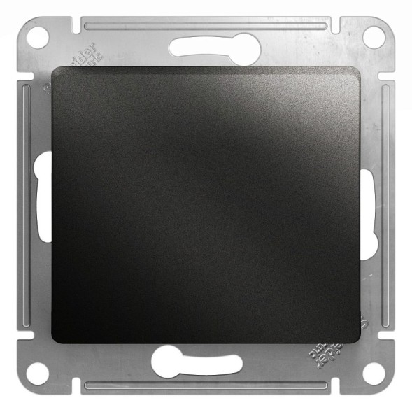 1-клавишный Переключатель, сх.6, 10АХ, механизм Schneider Electric Glossa Антрацит GSL000761