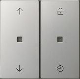 Накладка управления Gira Нержавеющая сталь Memory 5363600