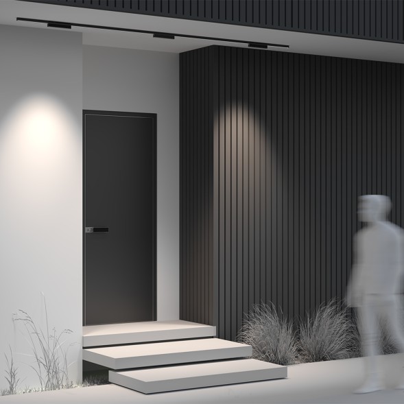 Уличный трековый светильник Outdoor O-TR02-2-S-12WB4K