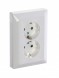 Розетка ABB Basic 55 альпийский белый SCHUKO 16А 250В двойная с защитными шторками 2CKA002021A0378 20-02 EUJKS-94-507