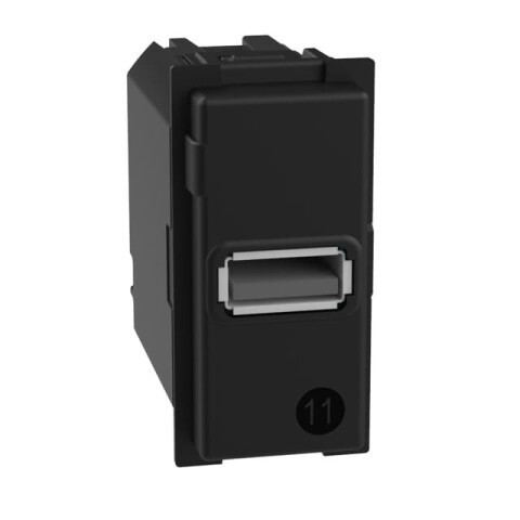 Зарядное устройство USB Bticino Living Now тип А 15 Вт/3000мА 1 модуль K4191A