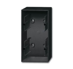 Коробка для открытого монтажа ABB чёрный бархат 2 поста 2CKA001799A0924 1702-885