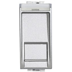 Розетка tech RJ45 Bticino LivingLight Air Алюминий FTP к6 NT4279C6F