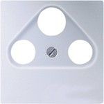 Накладка Jung ECO Profi алюминий телевизионная (TV), спутниковая (SAT), радио (R), тройная EP561BFPLSATAL