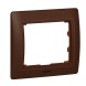 Рамка Legrand Galea Life Темная кожа 1 пост 771995