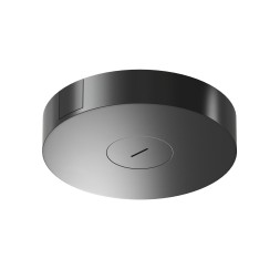 TR5511-BK Накладное основание с возможностью размещения блока питания и подачи питания треку-ремню Belty, серия Base, D260*H50мм, IP20, черный, алюминий