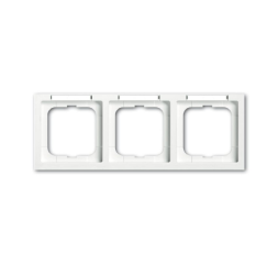 Рамка ABB с полем для надписи и шильдиком Future Альпийский белый 3 поста 2CKA001754A4369 1733-184 NSK