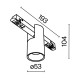 Трековый светильник Technical TR122-4-7W-DS-B
