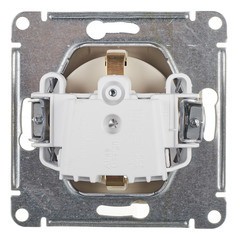 РОЗЕТКА с заземлением со шторками, 16А, механизм, быстрозажим. клем., ШАМПАНЬ Schneider Electric Art Gallery GAL000545S