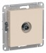 TV Розетка Schneider Electric Atlasdesign Бежевый оконечная 1DB, механизм ATN000291