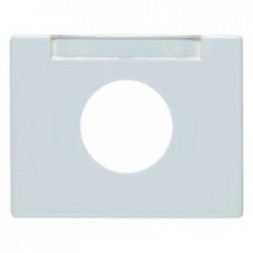 Центральная панель Berker R.1 Berker Arsys полярная белизна с блеском с полем для надписи для нажимной кнопки 11650069