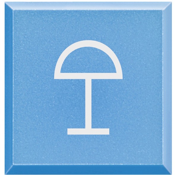 Сменные клавиши Bticino Axolute с символами для кнопок с подсветкой HC-HS-4038LA/Настольный свет H4920LC