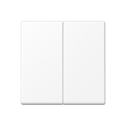 Клавиша Jung ECO Profi для двойного выключателя белая матовая EP495WWM