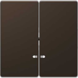 Клавиша Merten D-Life мокко 2-ная с линзой для led модуля MTN3420-6052