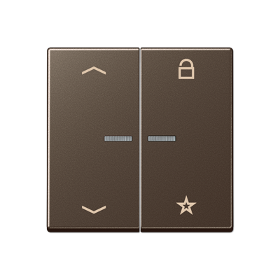 Центральная плата Jung A серия мокко универсальная «стрелки» для LB вставки «жалюзи» A1701PMO