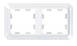 ATN100102 2-постовая РАМКА БЕЛЫЙ, AtlasDesign Antique Schneider Electric